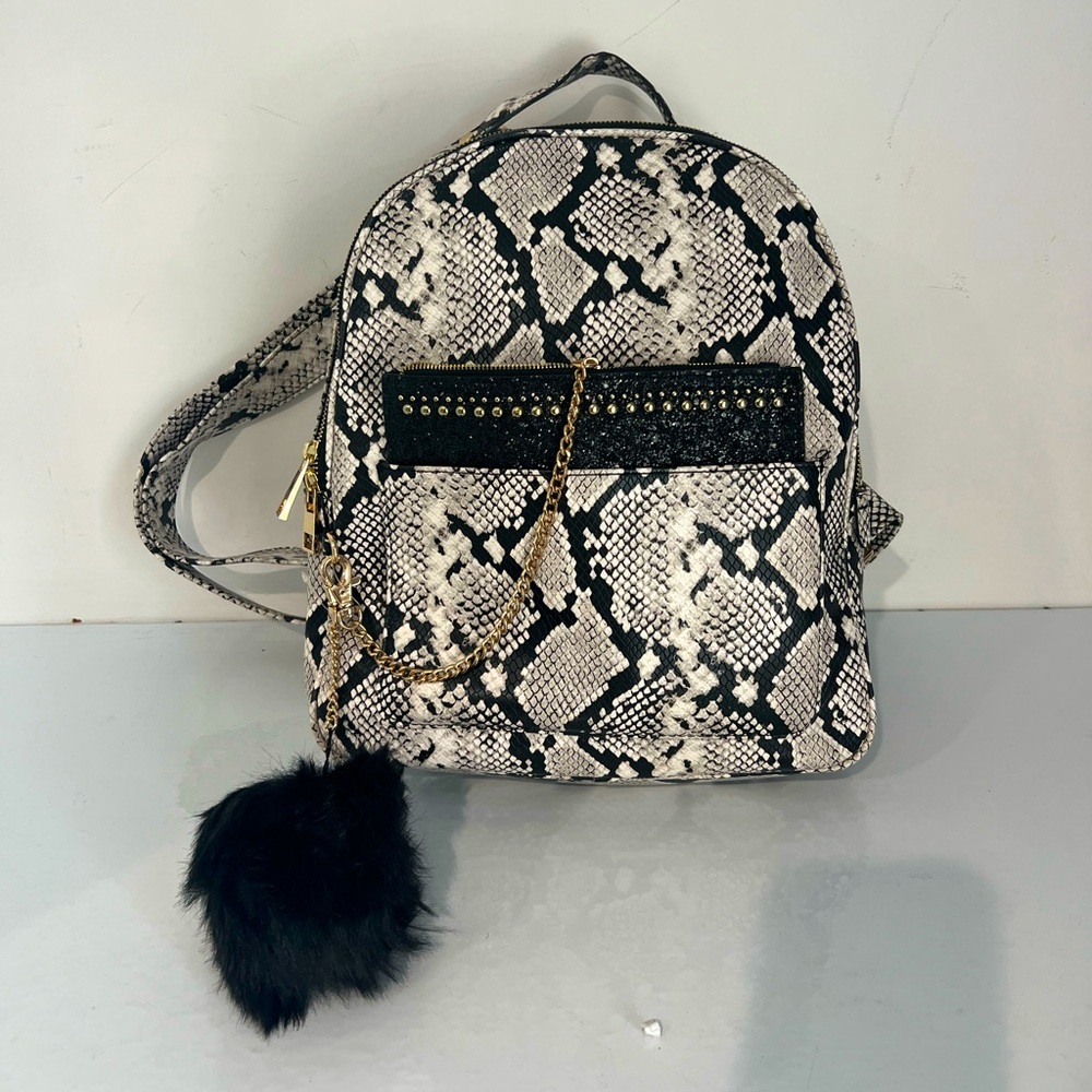 Aldo Faux Snake Skin Backpack